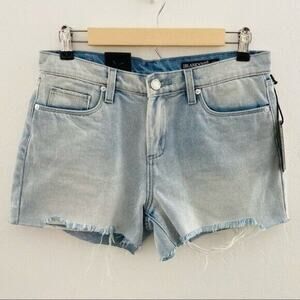 Blank NYC The Essex Classic Cut Off Denim Shorts Women's Size 28 Distressed NWT